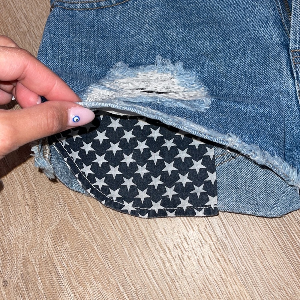 Forever 21 High Waist Jean Shorts - Picture 2 of 5